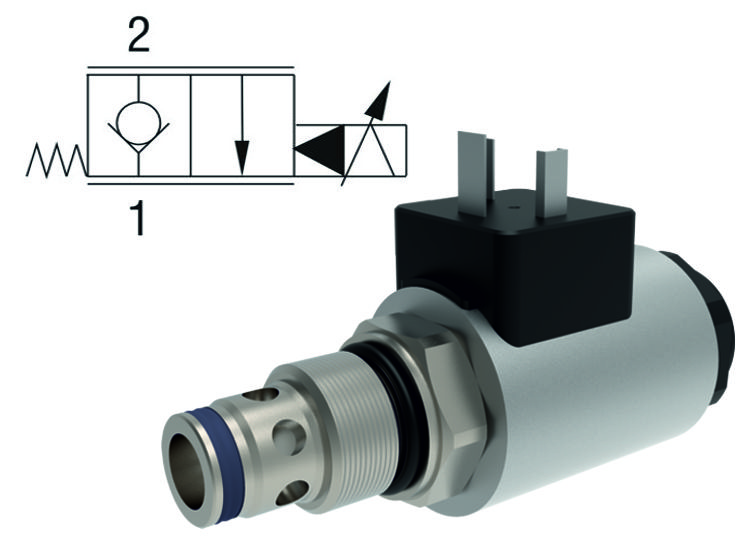 2/2 Proportional Directional Poppet Valve