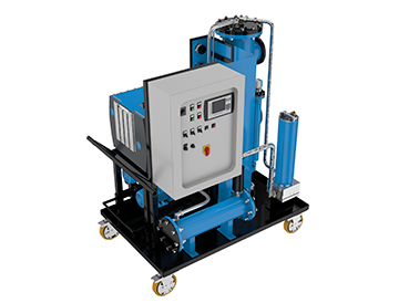 Mobile units for removing free and dissolved water