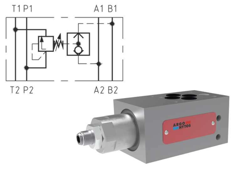 3 Way Pressure Compensators, Modular Design